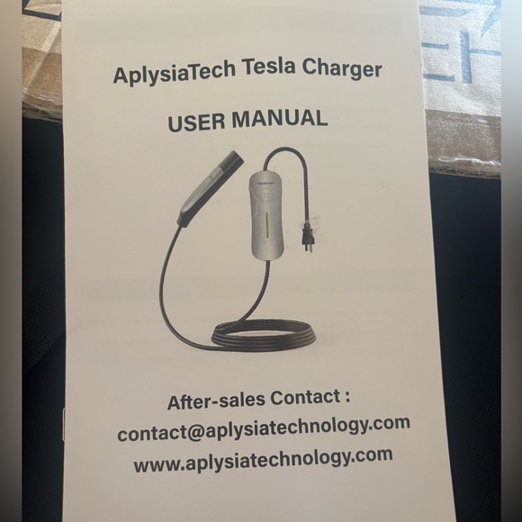 AplysiaTech Other - Portable EV Charger Level 1, 15Amp 110V, Electric Vehicle Charger 21Ft Extension